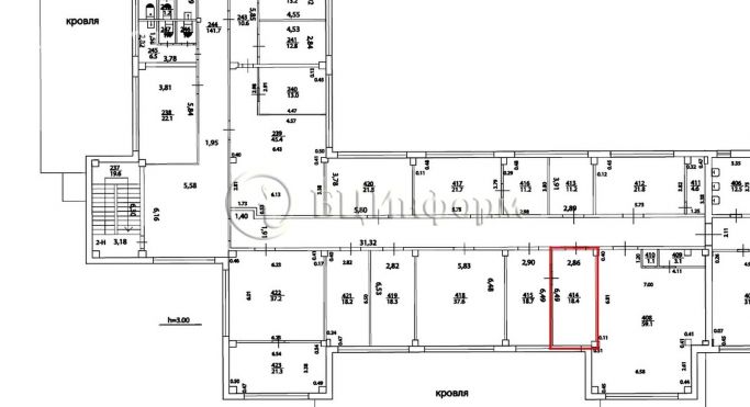 Аренда офиса 18.4 м², Афонская улица - фото 3