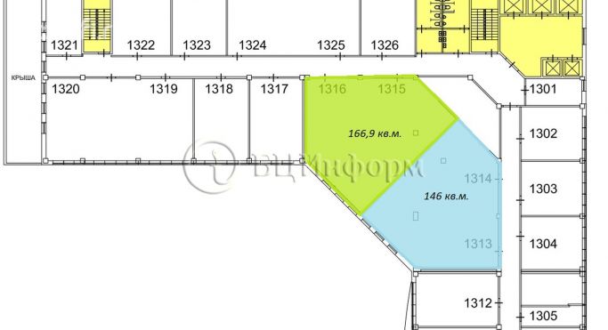 Аренда офиса 312.9 м², Торфяная дорога - фото 2