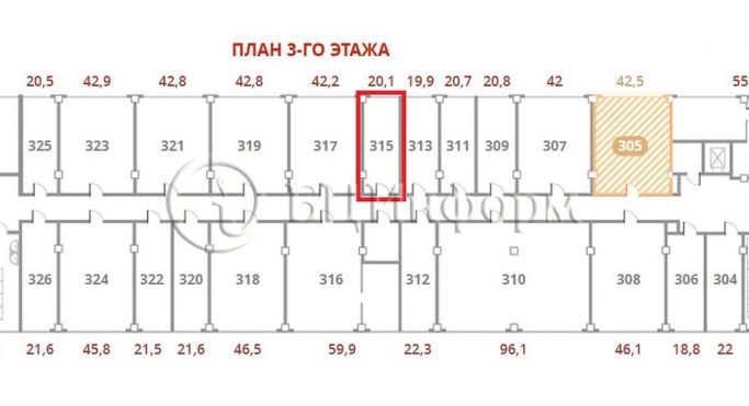 Аренда офиса 20 м², Смоленская улица - фото 3
