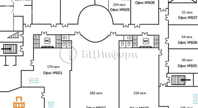 Аренда офиса 54 м², Выборгская набережная - фото 3