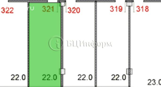Аренда офиса 22 м², проспект Маршала Блюхера - фото 3