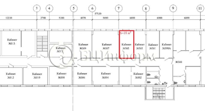 Аренда офиса 18 м², Боровая улица - фото 3