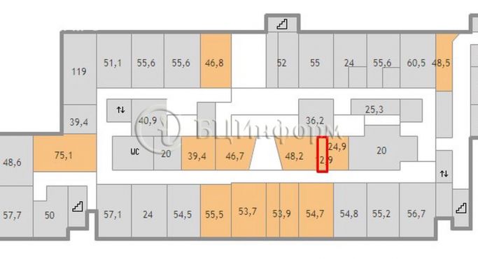 Аренда офиса 12.9 м², Бумажная улица - фото 4