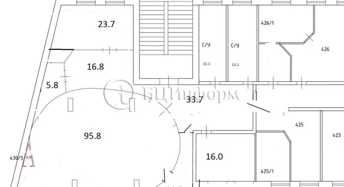 Аренда офиса 228.3 м², проспект Медиков - фото 5