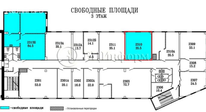 Аренда офиса 35.5 м², проспект Обуховской Обороны - фото 4