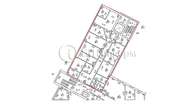 Аренда офиса 234.2 м², набережная реки Волковки - фото 4