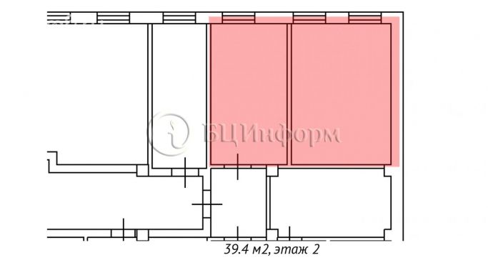 Аренда офиса 39.4 м², Уральская улица - фото 2