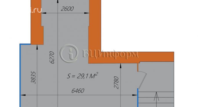 Аренда торгового помещения 29 м², Домостроительная улица - фото 4