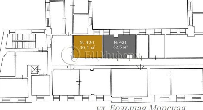 Аренда офиса 30.1 м², Большая Морская улица - фото 4