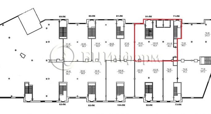 Аренда помещения свободного назначения 320.8 м², Заневский проспект - фото 4
