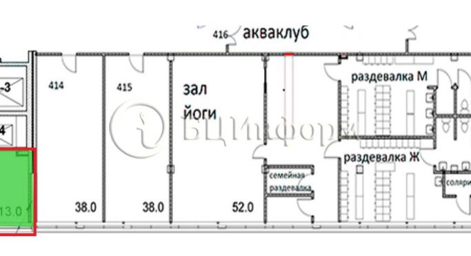 Аренда офиса 13 м², проспект Маршала Блюхера - фото 3