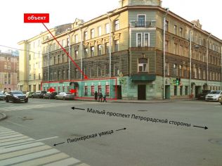 Аренда помещения свободного назначения 174 м²