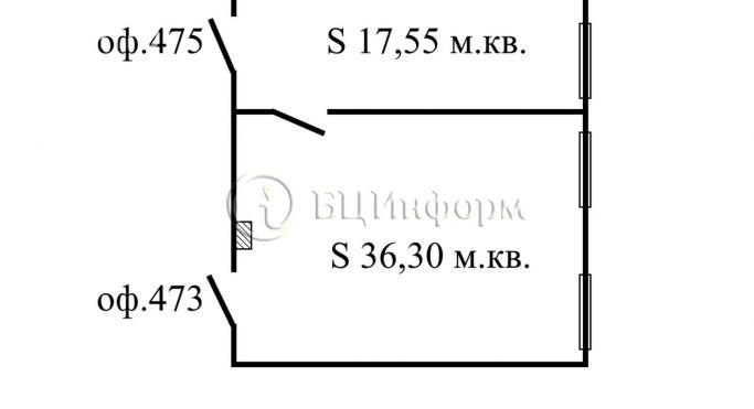Аренда офиса 53.9 м², улица Громова - фото 5