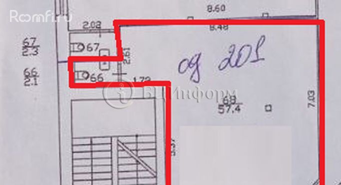 Аренда офиса 57.4 м², Автовская улица - фото 5
