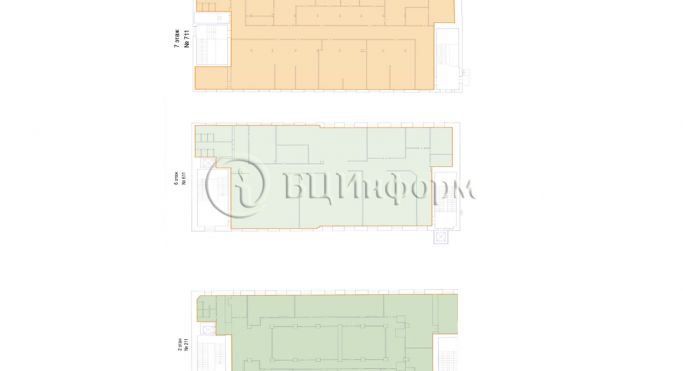 Аренда офиса 1531.7 м², Воронежская улица - фото 5