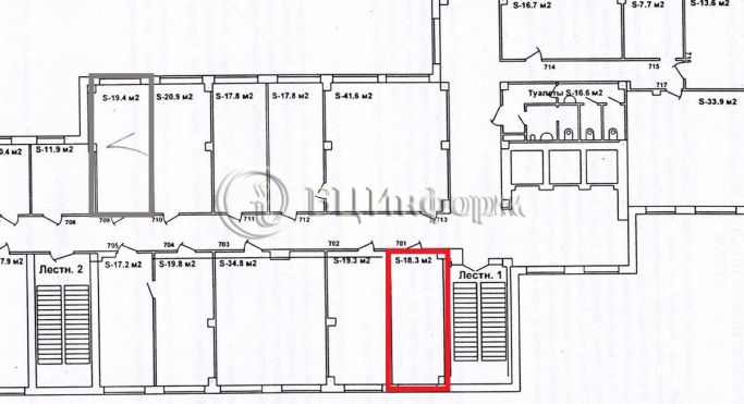 Аренда офиса 18.3 м², Бумажная улица - фото 4