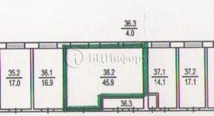Аренда офиса 45.9 м², набережная Обводного канала - фото 3