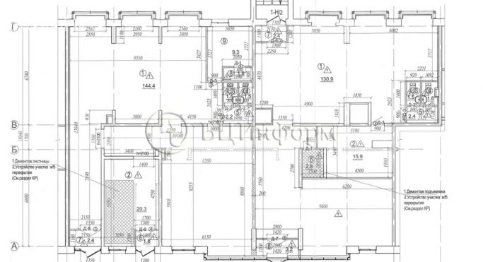 Аренда помещения свободного назначения 670.9 м², площадь Карла Фаберже - фото 2