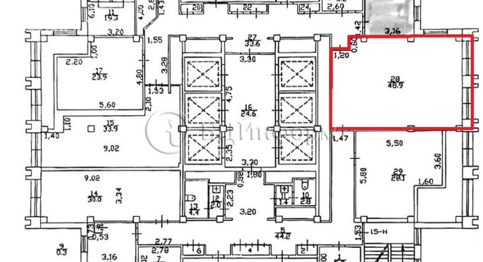 Аренда офиса 48.9 м², Кантемировская улица - фото 3