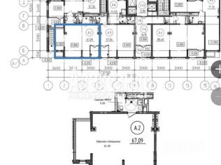 Аренда помещения свободного назначения 67.1 м²