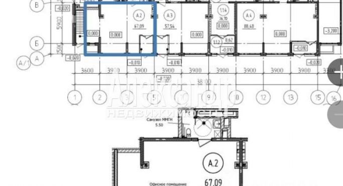 Аренда помещения свободного назначения 67.1 м², Новгородский проспект - фото 1