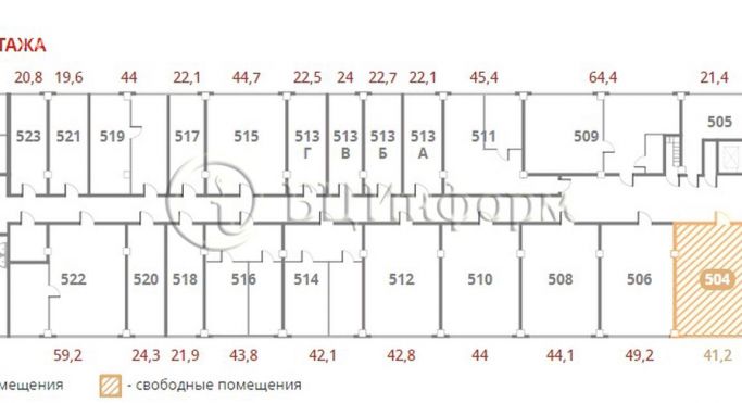 Аренда офиса 46.4 м², Смоленская улица - фото 4