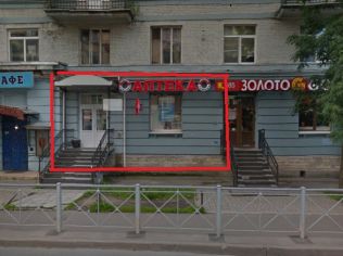 Аренда помещения свободного назначения 92 м2 в торгово-офисном комплексе, метро Елизаровская