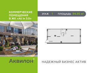 Продажа помещения свободного назначения 95 м²