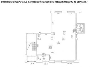 Аренда помещения свободного назначения 136.1 м2 в торгово-офисном комплексе, метро Петроградская