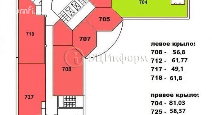 Аренда офиса 81 м², Мельничная улица - фото 3