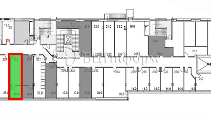 Аренда офиса 26 м², проспект Маршала Блюхера - фото 4