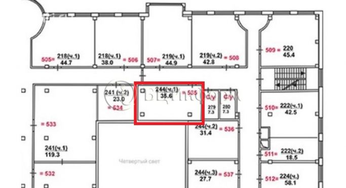 Аренда офиса 35.6 м², улица Савушкина - фото 4