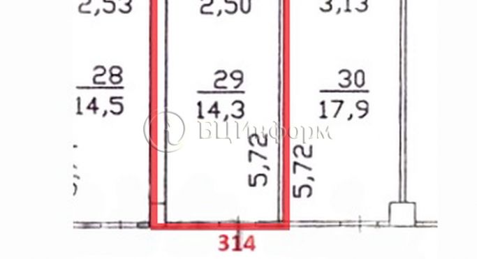 Аренда офиса 14.3 м², проспект Обуховской Обороны - фото 4