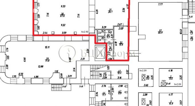 Аренда офиса 129 м², Малая Морская улица - фото 5