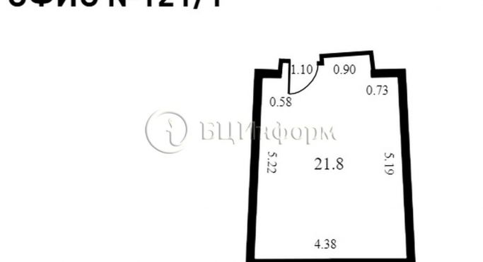 Аренда офиса 21 м², Финляндский проспект - фото 3