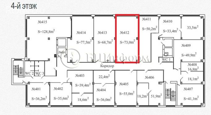 Аренда офиса 73 м², Ключевая улица - фото 5