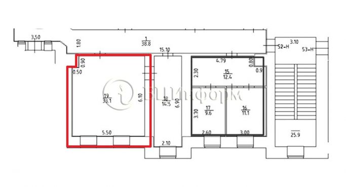 Аренда офиса 33.1 м², 7-я Красноармейская улица - фото 4