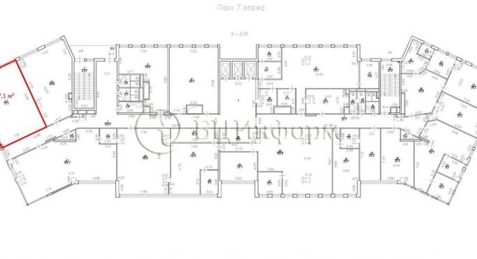 Аренда офиса 77.1 м², улица Профессора Качалова - фото 3