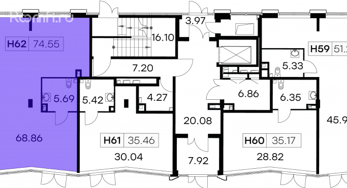 Продажа помещения свободного назначения 74.6 м², Паромный переулок - фото 2