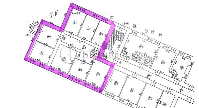 Аренда помещения свободного назначения 165.4 м², Большой Сампсониевский проспект - фото 1