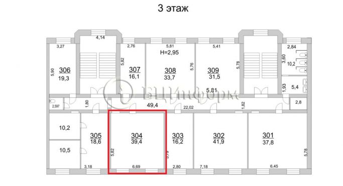 Аренда офиса 39.4 м², улица Чапаева - фото 4