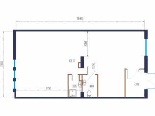 Продажа помещения свободного назначения 121.7 м²