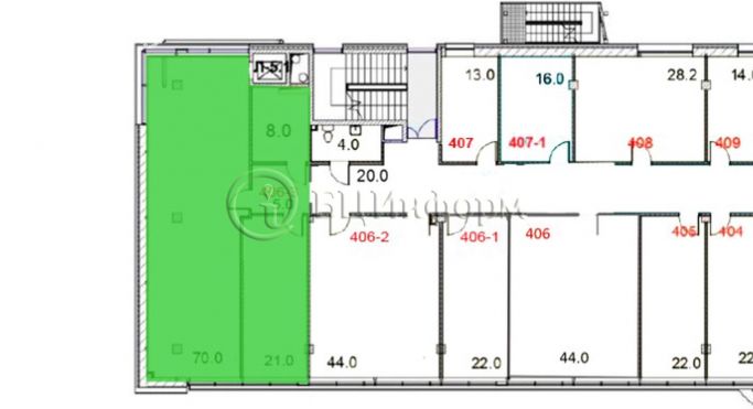 Аренда офиса 109.5 м², проспект Маршала Блюхера - фото 5