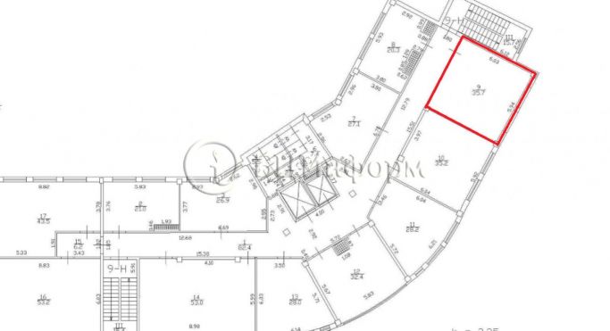 Аренда офиса 35.7 м², Мельничная улица - фото 4