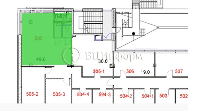Аренда офиса 49 м², проспект Маршала Блюхера - фото 5