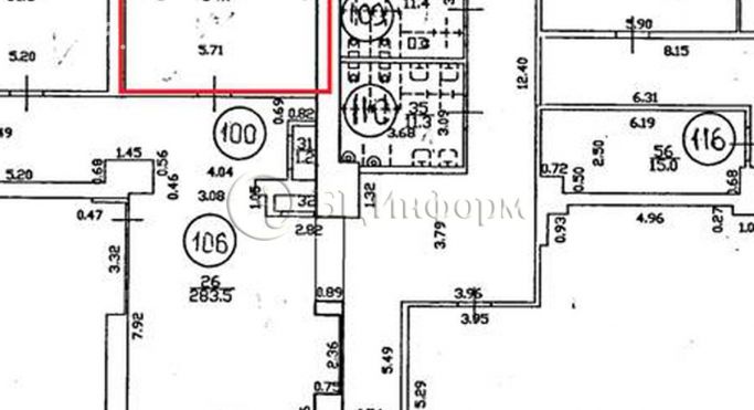 Аренда офиса 34.7 м², Уткин проспект - фото 3
