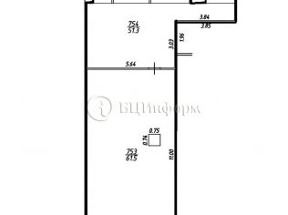 Аренда торгового помещения 112 м²