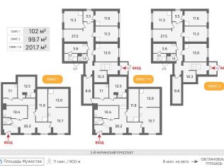 Продажа помещения свободного назначения 201.7 м²