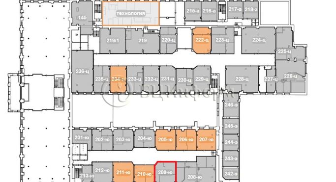 Аренда офиса 47 м², Кондратьевский проспект - фото 1