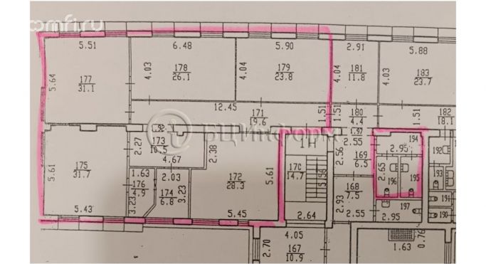 Аренда офиса 53.9 м², Воронежская улица - фото 5